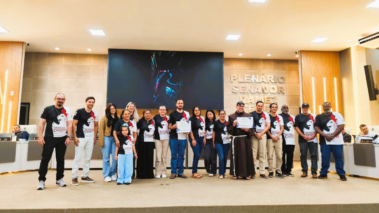 Paróquia de Rio Brilhante recebe Moção de Aplauso por encenação da Paixão de Cristo