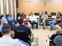 Poder Legislativo promove reunião com diretoria da Sanesul para tratar demandas da população